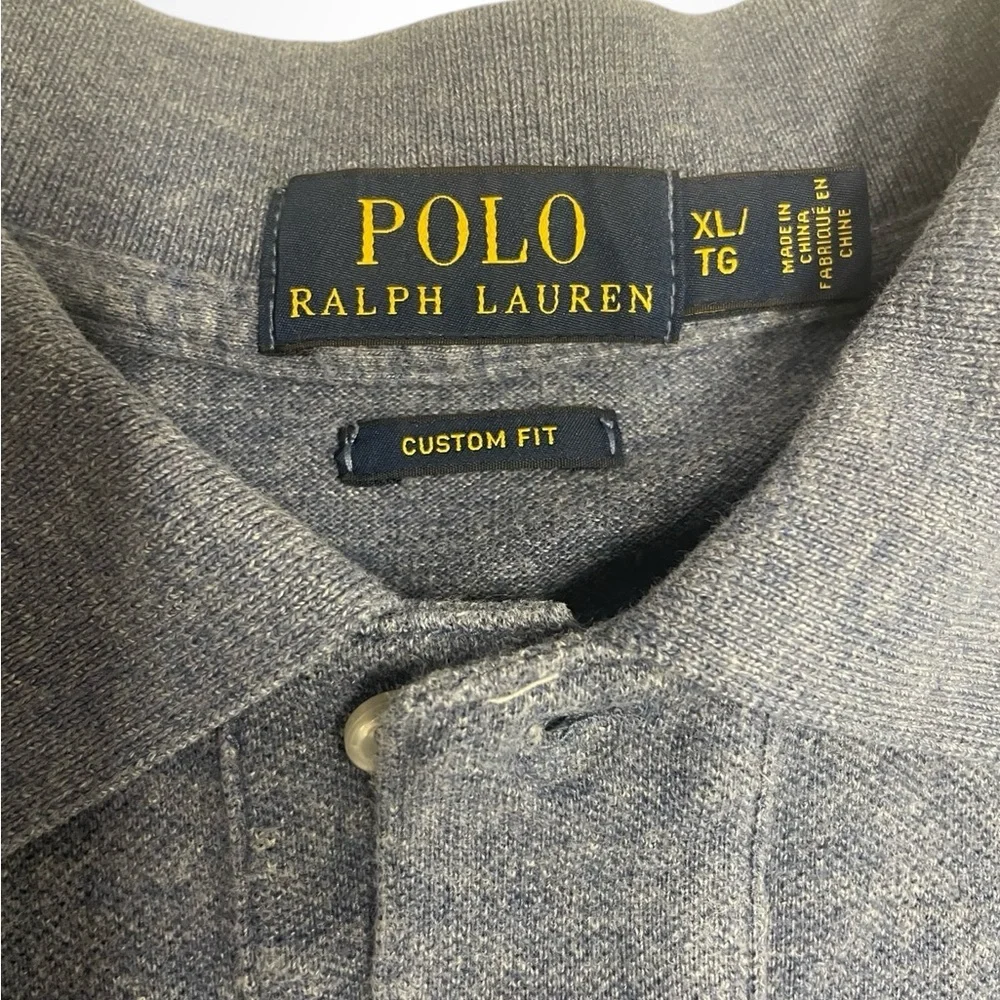 Polo Ralph Lauren‎ men’s. Blue with yellow pony. 100 percent Cotton. Sz XL